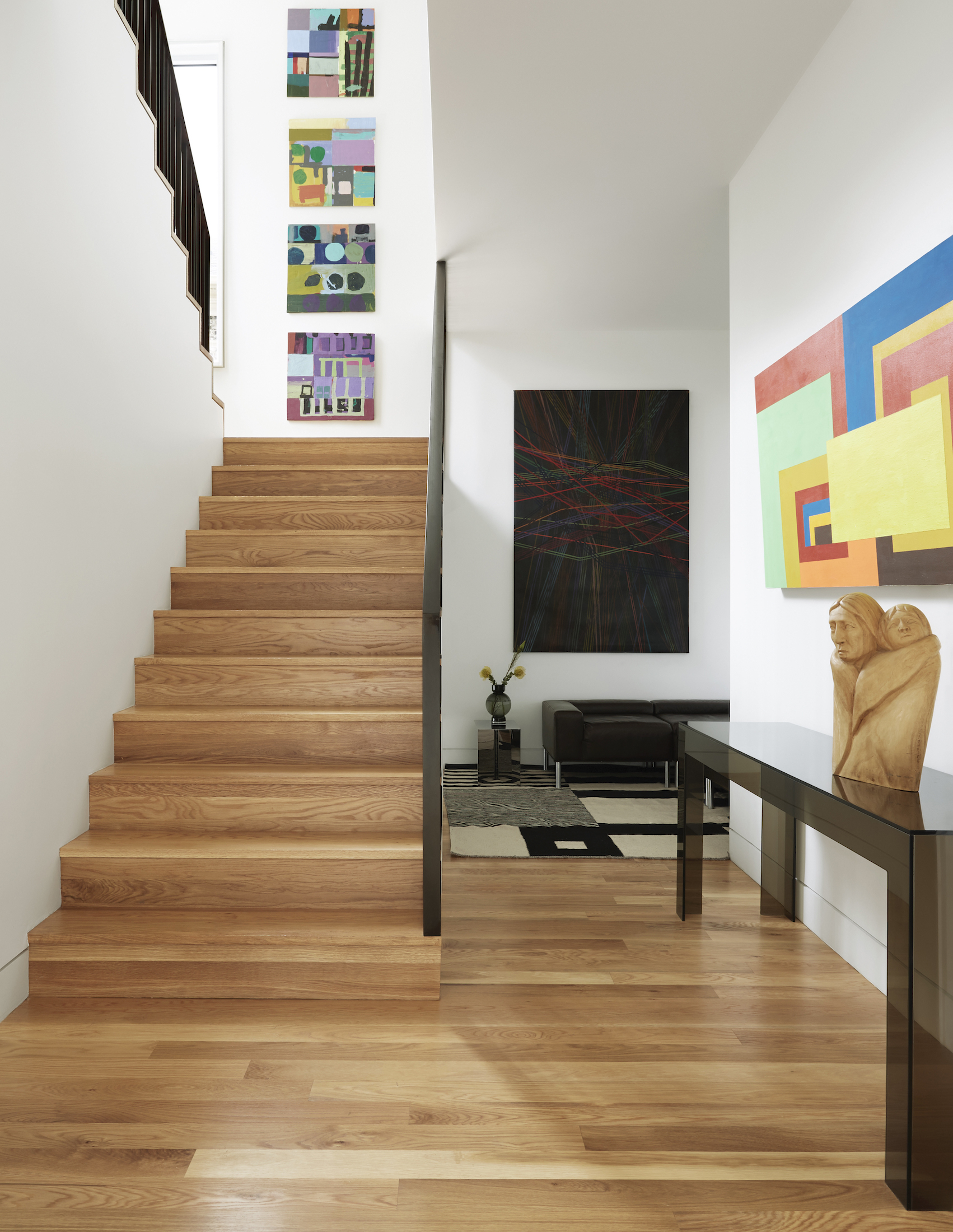 stairway and foyer-modern architecture design-Nashville architect