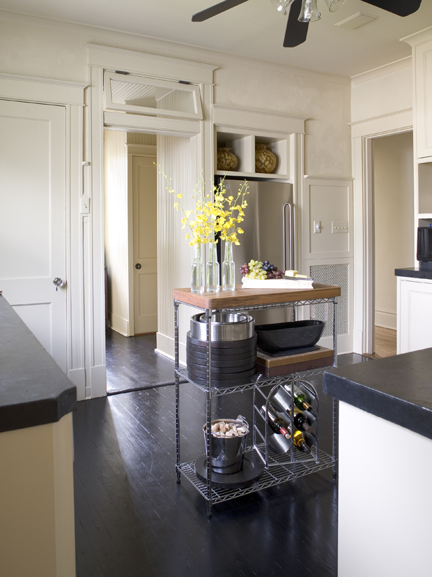 remodel of historic duplex with modern kitchen