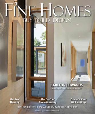 Fine Homes cover featuring Carlton Edwards Architects