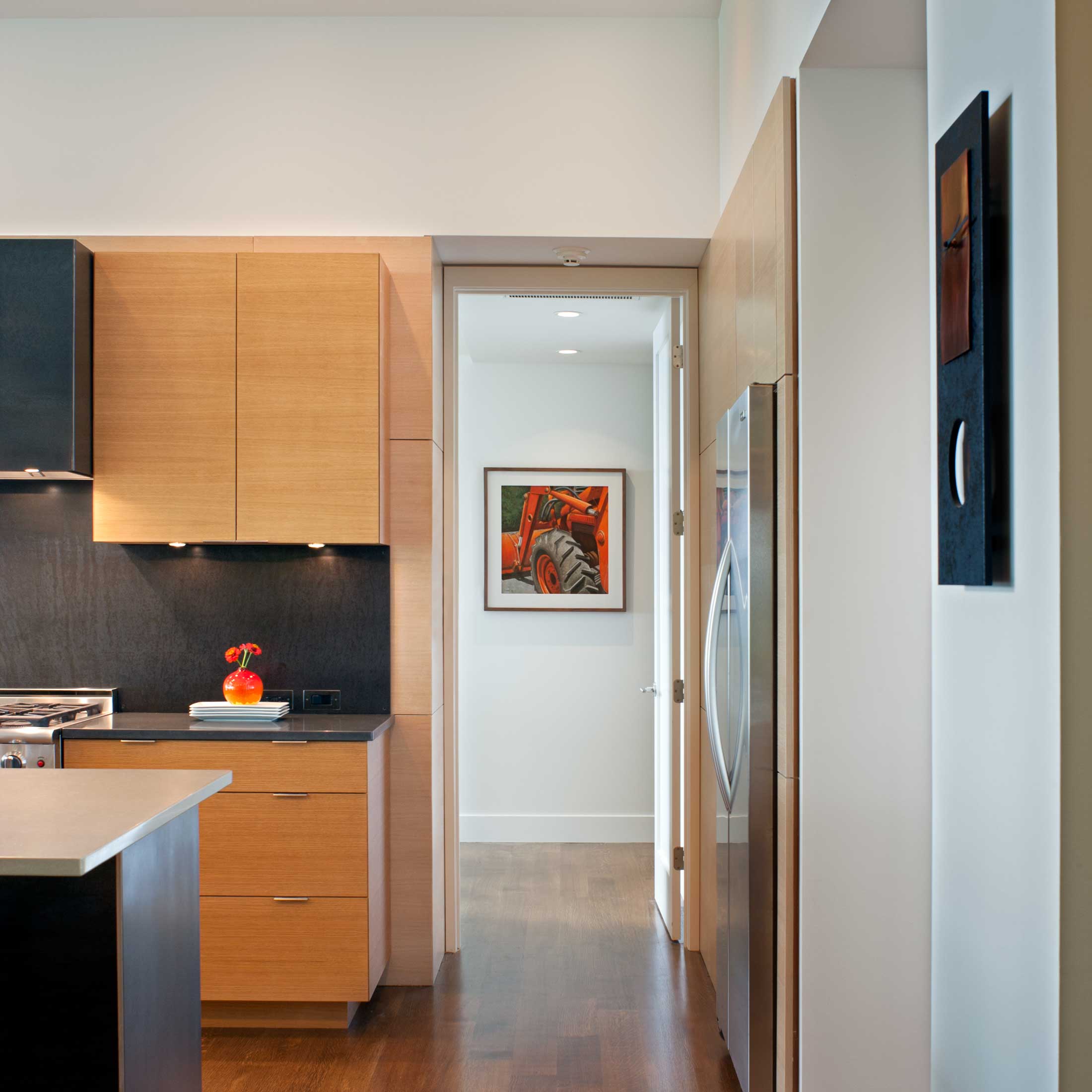 kitchen with modern layout design