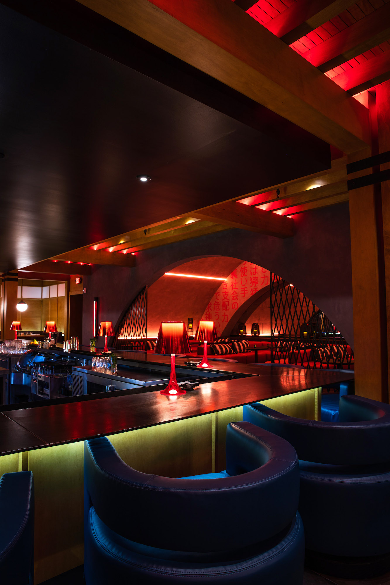 Virago Nashville architecture-sushi restaurant interior design